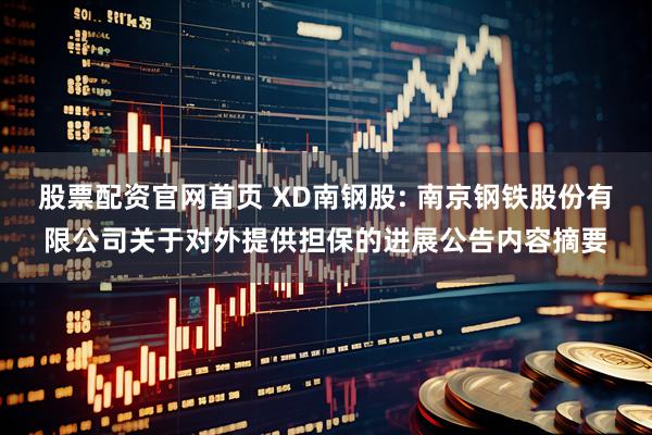 股票配资官网首页 XD南钢股: 南京钢铁股份有限公司关于对外提供担保的进展公告内容摘要